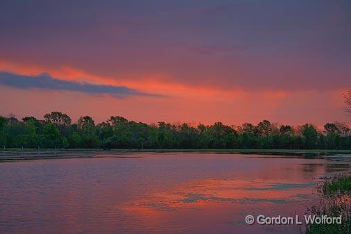 Dawn Over The Pond_46007.jpg - Photographed near Breaux Bridge, Louisiana, USA.
